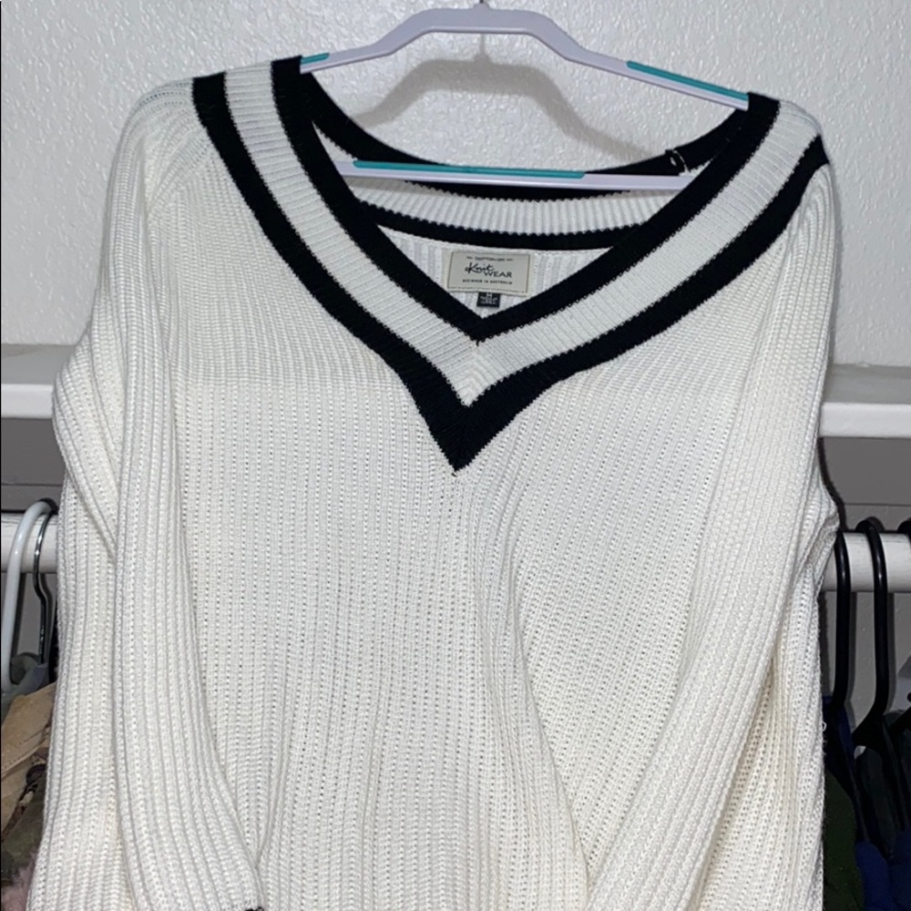 Off the shoulder sweater